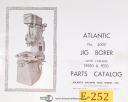 Atlantic-Atlantic 4000 Series, Jig Borer, Operator\'s Instruction Manual-4000 Series-05